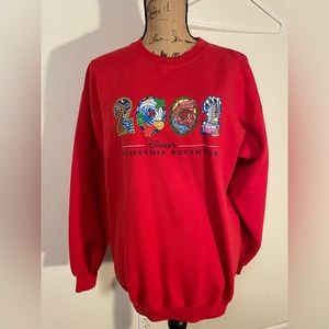 (SOLD) Vintage Walt Disney World 2001 california adventure Sweatshirt .